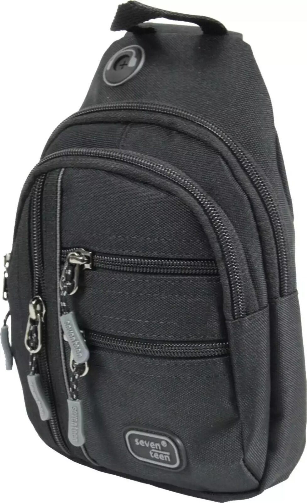 Hamze Seventeen 4924 Body Bag Omuz Çantası – Polyester Siyah-Gri