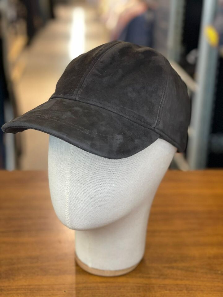 Hamze %100 Süet Deri Kışlık Erkek Cap Şapka