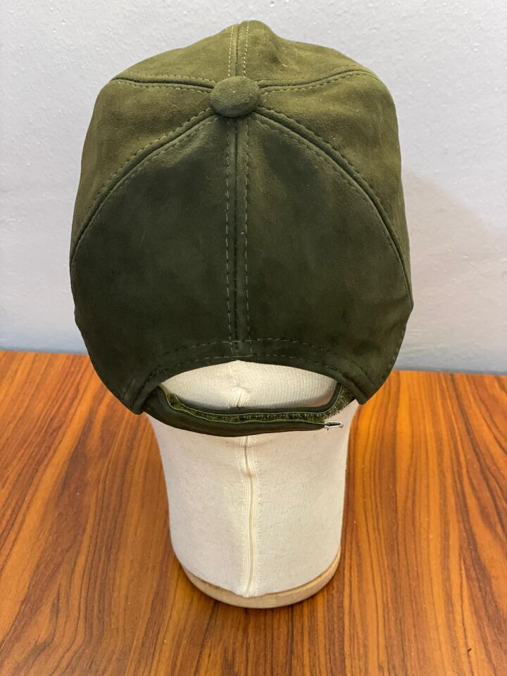 Hamze %100 Süet Deri Kışlık Erkek Cap Şapka
