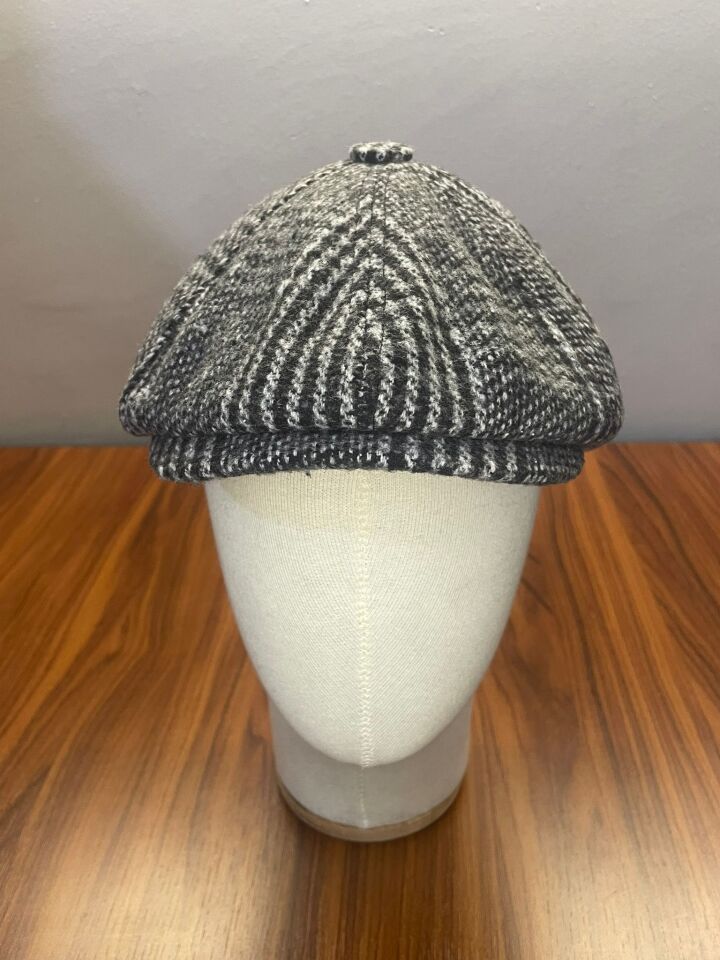 Hamze Peaky Blinders Vintage Model Ekoseli Kışlık Kasket Şapka