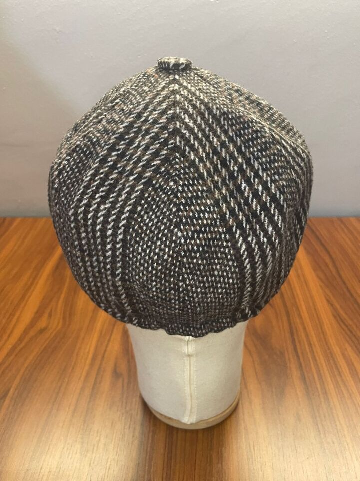 Hamze Peaky Blinders Vintage Model Ekoseli Kışlık Kasket Şapka