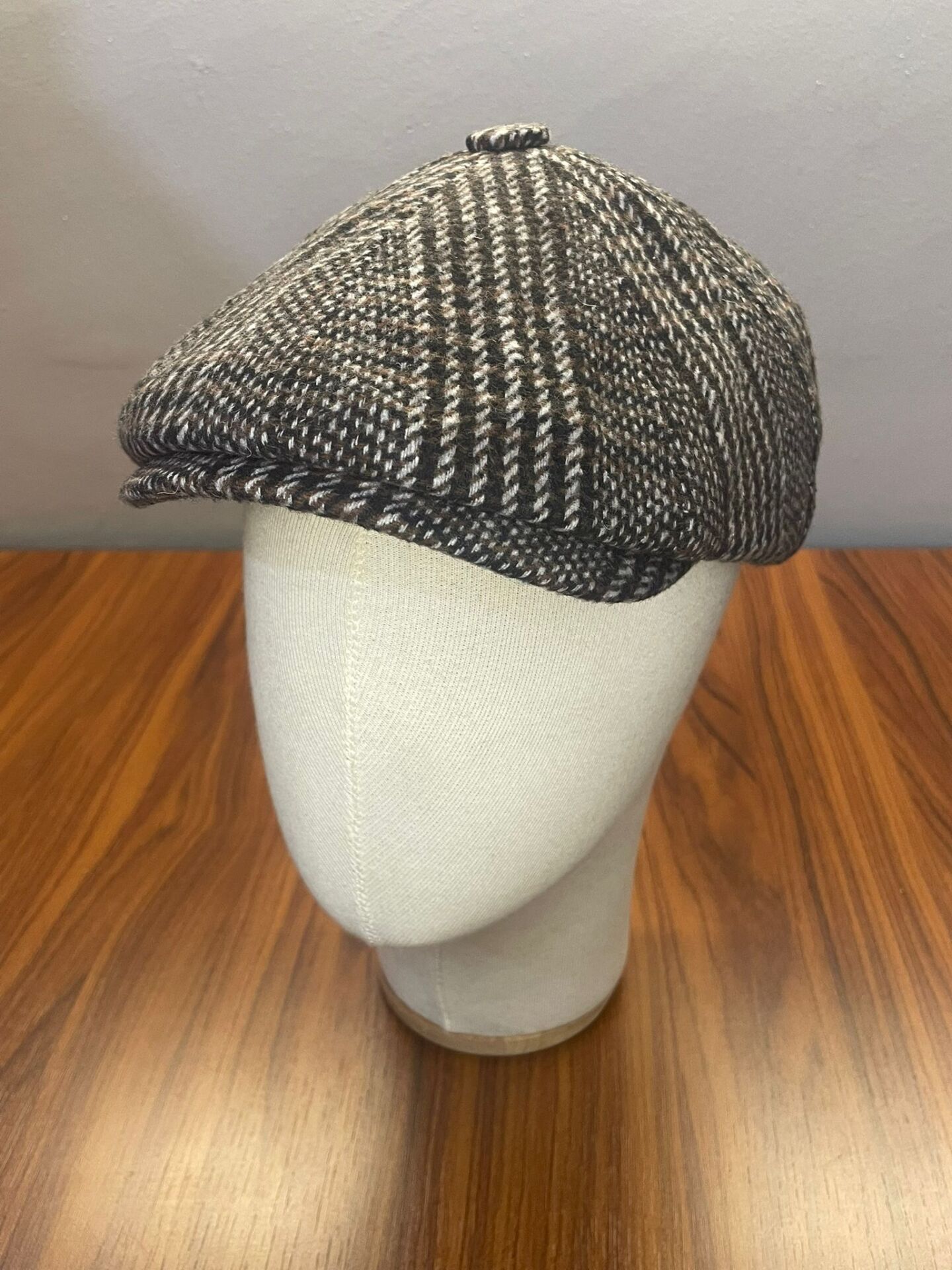 Hamze Peaky Blinders Vintage Model Ekoseli Kışlık Kasket Şapka